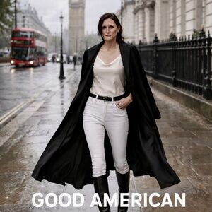GOOD AMERICAN White Skinny Jeans – Size 25.